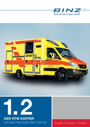 DER RTW KOFFER - BINZ Ambulance