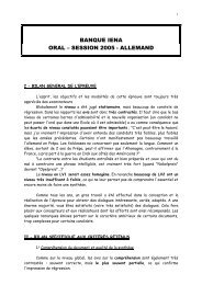 77-2005-Rapport oral (Allemand). - BCE