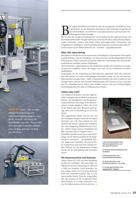 Artikel als PDF - ARKU Maschinenbau GmbH