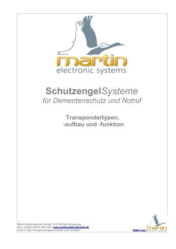 aufbau und -funktion - Martin Elektrotechnik GmbH