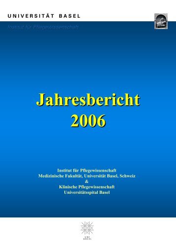 Jahresbericht 2006 - Universitätsspital Basel
