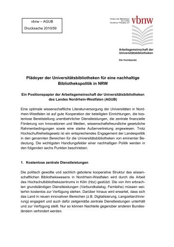 Landespolitische Rahmenbedingungen zur Weiterentwicklung des ...