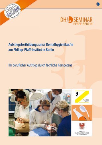 Dentalhygienikerin - Philipp-Pfaff-Institut der ZÄK Berlin/Brandenburg