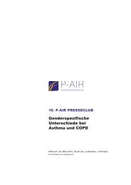 Genderspezifische Unterschiede bei Asthma und COPD