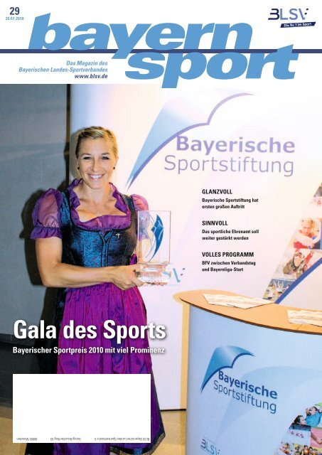 bayernsport Magazin 2010 Nr.29 - Bayerische Sportstiftung