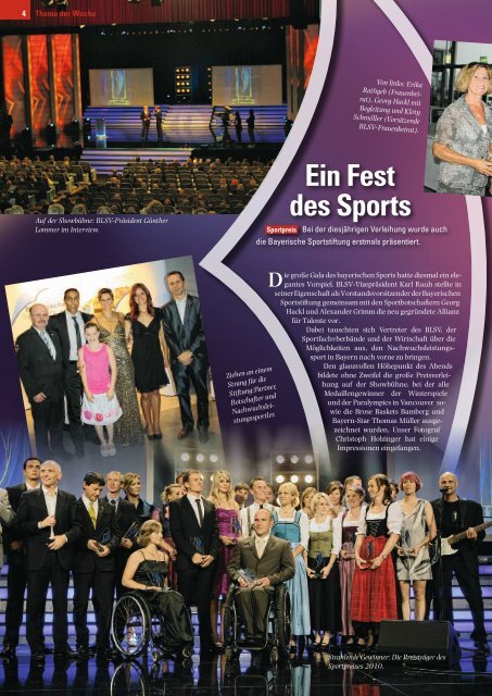 bayernsport Magazin 2010 Nr.29 - Bayerische Sportstiftung