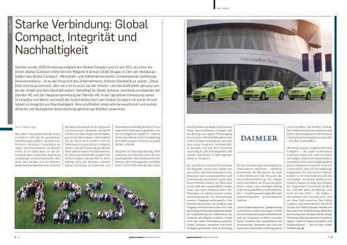Global Compact Deutschland Jahrbuch 2011 - GC Yearbook