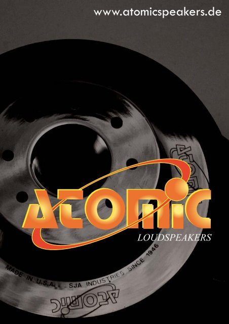 ATOMIC Prospekt - Atomicspeakers.de