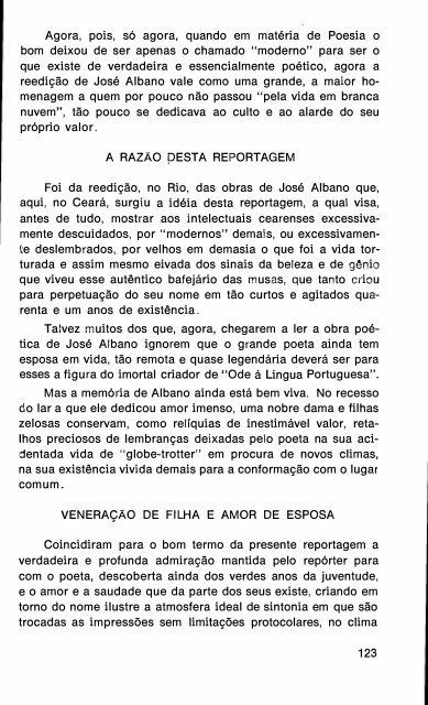 José Albano, Um Grande Poeta do Brasil e Filho do Ceará, jaz ...