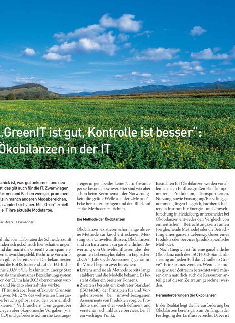 Die komplette MONITOR-Ausgabe 11/2008 können Sie hier ...