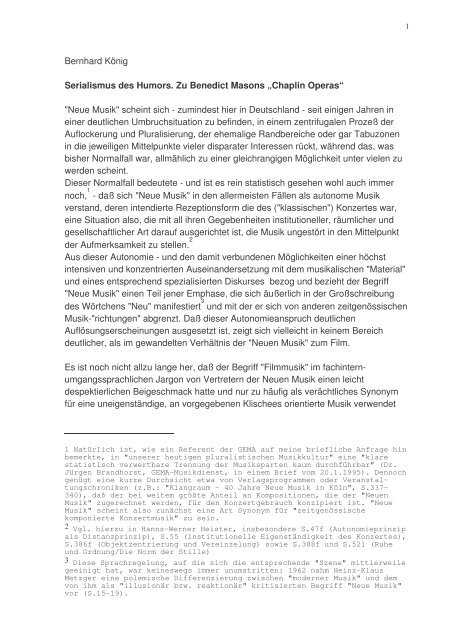 Vollständiger Text als pdf-Download - schraege-musik.de: Der ...
