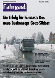 Fahrgast Zeitung - FAHRGAST Steiermark
