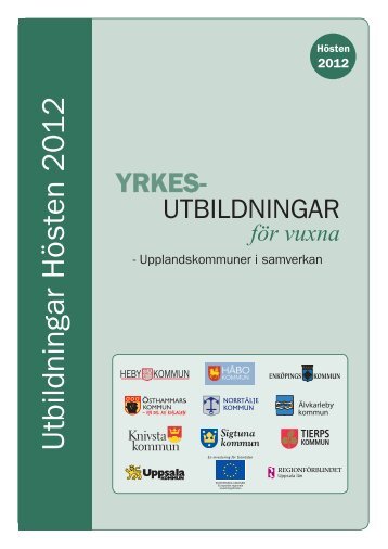 läs om aktuella utbildningar - Navet Utbildning - Uppsala kommun
