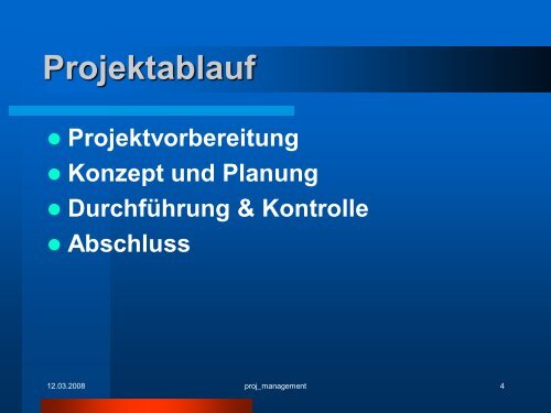 Projektmanagement Produktentwicklung