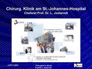 Darmkrebs - St.-Johannes-Hospital