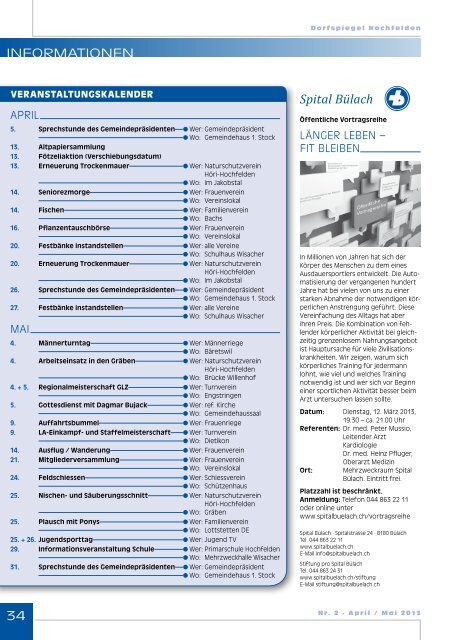 2 April/Mai - Hochfelden