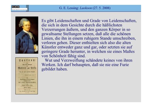 Laokoon - Literaturwissenschaft-online