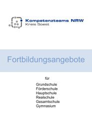 Grundschule - Fortbildung NRW