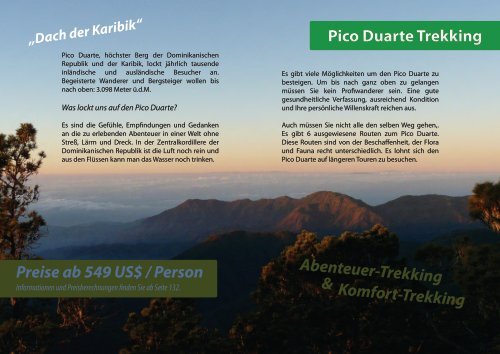 Wanderkatalog Pico Duarte 2012/2013 - DomRepWorld