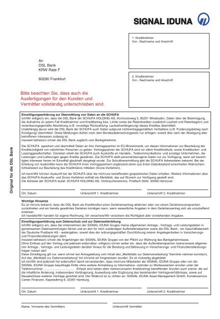 Bitte Beachten Sie Dass Auch Die Ausfertigungen Fur Den Kunden