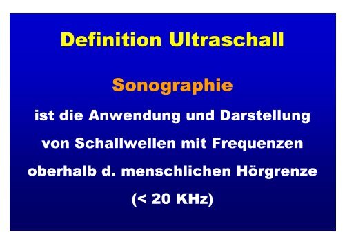 Physikalische Grundlagen der Sonographie (PDF ca. 1.0 Mb)