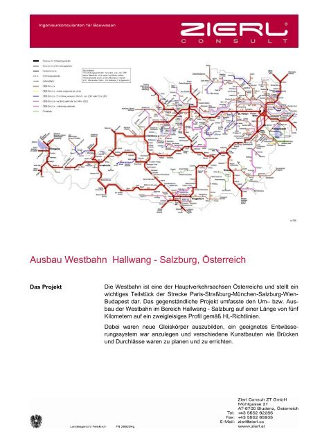 Ausbau Westbahn Hallwang - Salzburg, Österreich