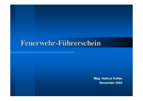 Feuerwehr-Führerschein - FF Raumberg