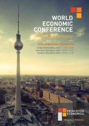 World Economic confErEncE - Armstrong Economics