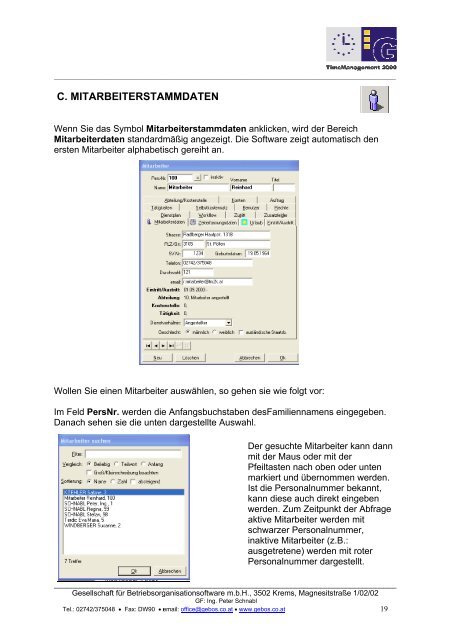 ANWENDERHANDBUCH Basissoftware - Gebos