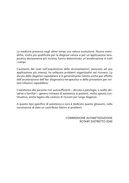 Assistenti socio-sanitari - Alfabetizzazione