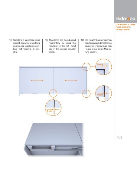 movimento scorrevole complanare ultralight ultra light ... - Salice S.p.A.