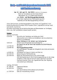 Am 13. Juli und 14. Juli 2013 (1 Woche vor Ferienbeginn) unser ...