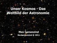 Unser Universum - Landessternwarte Heidelberg-Königstuhl
