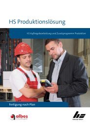 HS Produktionslösung - HS - Hamburger Software