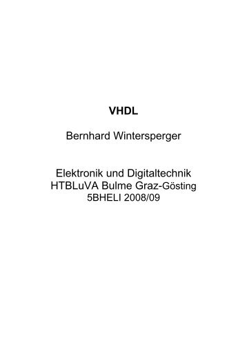 VHDL Einführung