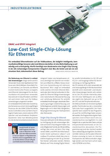 Low-Cost Single-Chip-Lösung für Ethernet - Neue Verpackung