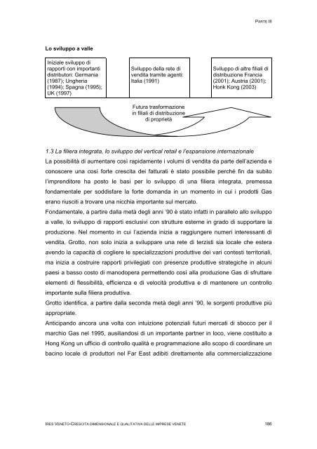 Crescita dimensionale e qualitativa delle imprese venete - Sito Siav