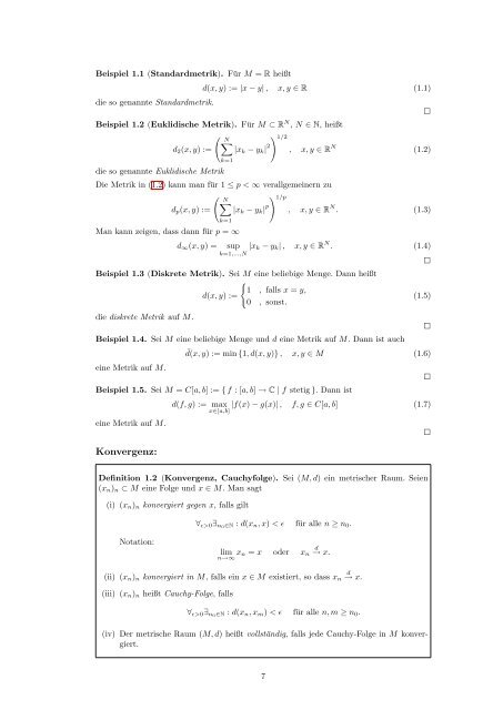 Funktionalanalysis I - TU Berlin