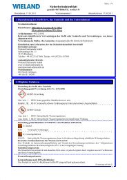 Sicherheitsdatenblatt - Wieland Edelmetalle