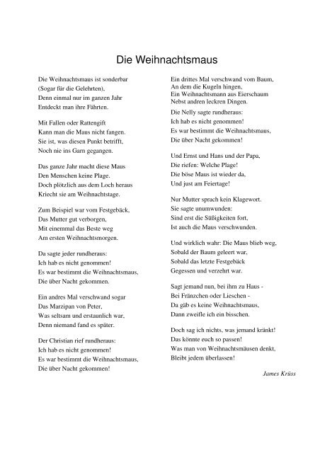 Die Weihnachtsmaus ist so