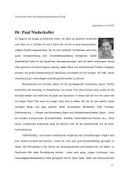 Dr. Paul Niederkofler - Bundesrealgymnasium Wörgl