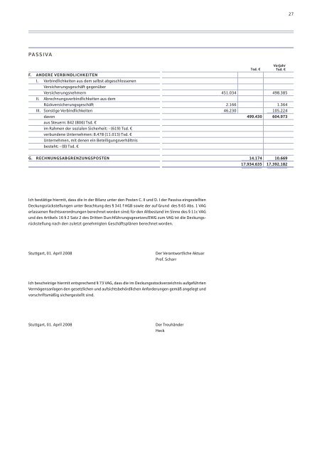 SV Lebensversicherung AG - SV SparkassenVersicherung