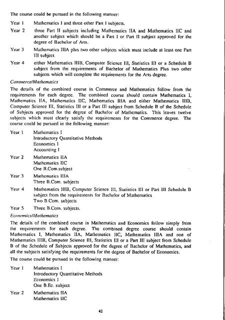 Faculty of Mathematic Handbook,1987 - University of Newcastle