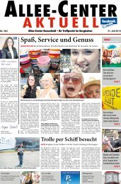 Spaß, Service und Genuss - Allee Center Remscheid