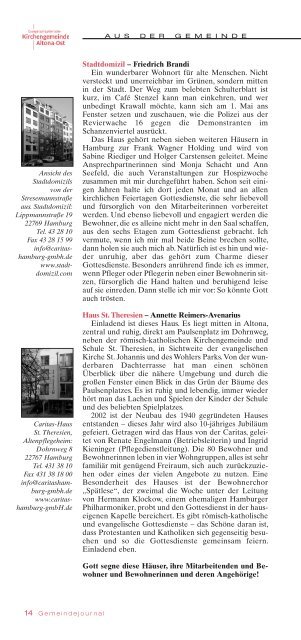Gemeinde Journal Frühjahr 2012 - Ev.-Luth. Kirchengemeinde ...