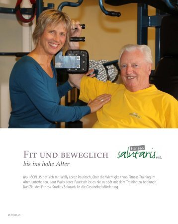 Fit und beweglich - Fitness Salutaris > Home
