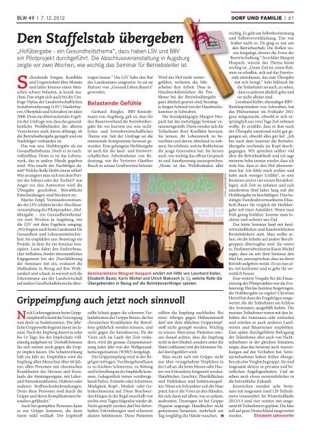 Bayerisches Landwirtschaftliches Wochenblatt