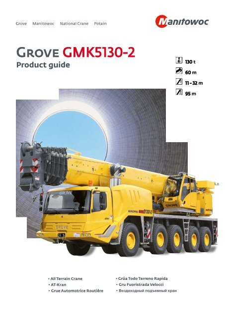 Grove GMK5130-2 - Wheeler Cranes