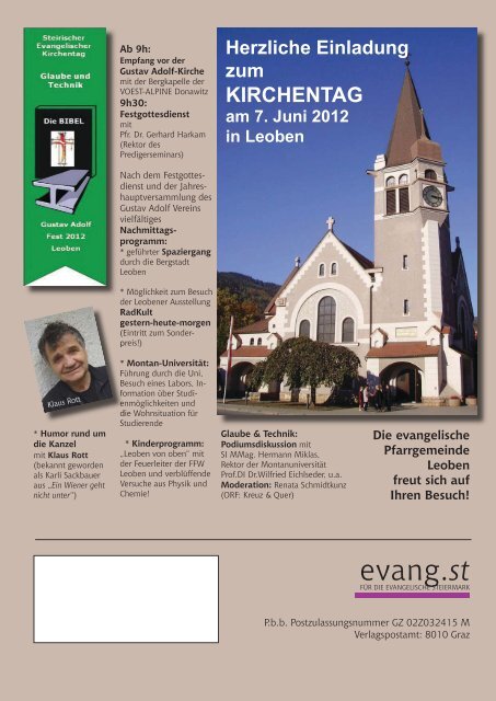 st - Evangelische Superintendenz Steiermark