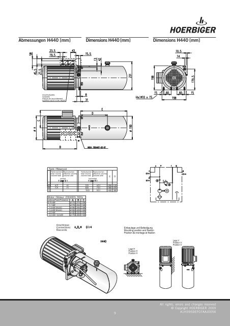 Hydraulik Katalog Hydraulic catalog Catalogue d'hydraulique